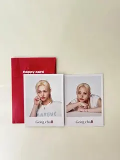 Gong cha Stray Kids Felix フォトカード 2枚セットのサムネイル
