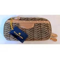 【新品タグ付】Modaprincipe Firenze　お財布ポーチ　ブロンズのサムネイル