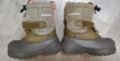 mont-bell 子ども用スノーブーツ オリーブグリーン16.0cm