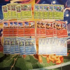 ポケモンGO 30枚セット　ヒトカゲ　ゼニガメ　フシギダネ　初代御三家のサムネイル