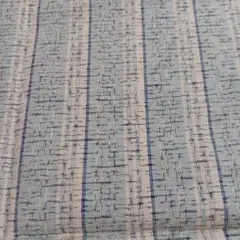 青と白のストライプ綿生地