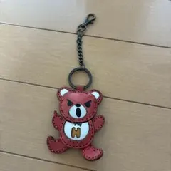 HYSTERIC GLAMOUR ベア キーホルダー レザー レッド