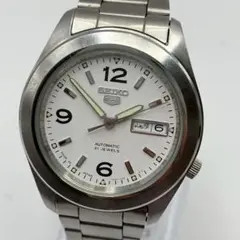 SEIKO5☆7S26-0420☆裏スケ☆自動巻☆艶消し☆シルバー☆稼働品☆美品 SEIKO5☆7S26-0420☆裏スケ☆自動巻☆艶消し☆シルバー☆稼働品☆美品
