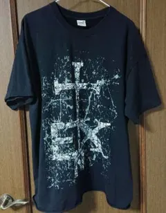FRUIT OF THE LOOM XL ブラック Tシャツ V系 ロック