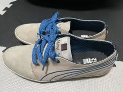 PUMA MINI コラボスニーカー グレー ブルー　26.5㎝