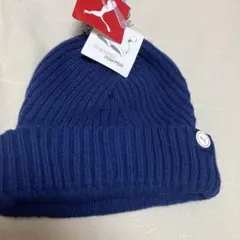 PUMA レディース　ゴルフ　ニット帽　取り外しポンポン付き　新品　タグ付き