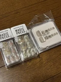 DASHING DIVA MAGIC PRESS フットネイルチップ 2点セット