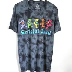 グレイトフルデッド Tシャツ ロックT 半袖 バンT シャツ タイダイ ネイビー