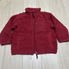 UNIQLO 防風フリースジャンバー　赤色　110