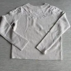 MIIA・レース・長袖ニットのサムネイル
