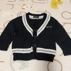 COMME CA ISM カーディガン 90 ネイビー