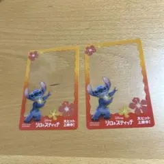 リロ＆スティッチ　映画　入場者特典　特別フォトカード リロアンドスティッチ