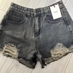 GRL ダークグレー デニムショートパンツ Mサイズ