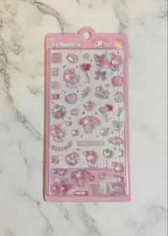 マイメロディC　ぷっくりシール　新品　かわいい　立体　3Ｄ ボンボン　まとめ売り