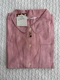 【新品未使用】ファミリア ブラウス ギンガムチェック（赤） 長袖 130