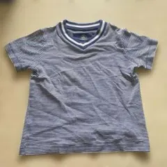 プチバトー24m ストライプ ボーダー　半袖Tシャツ