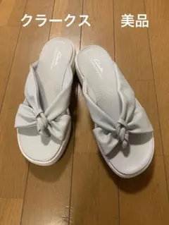 Clarks Cloudsteppers サンダル グレー　5のサムネイル