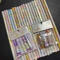 すみっコぐらし 鉛筆20本＆鉛筆キャップセット