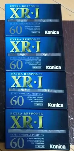 Konica XR-I 60 カセットテープ 4個セット - メルカリ