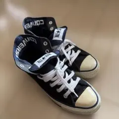 コンバース　ハイカット濃紺✖️黒スニーカー