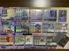 【セット】黒クロコダイル　デッキ　公式スリーブ＋オーバーS+ドン＋サイドパーツ