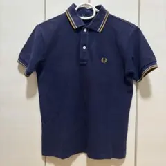 美品！FRED PERRY ネイビー ポロシャツ JP M - メルカリ