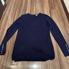 ZARA ネイビー ニットセーター Mサイズ