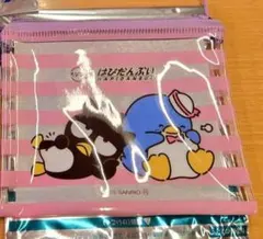 はぴだんぶい　スシロー バツ&タキシードサム　クリアポーチ　ファスナーポーチ