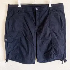 【大きいサイズ】セントジョンズベイ ショートパンツ ハーフパンツ 黒 XL
