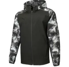 【PUMA|】ウーブンジャケット　プーマブラックサッカーフットサルウェアー