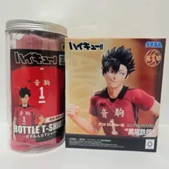 ハイキュー!! ハイプレミアムフィギュア ボトルTシャツ2種セット売り 黒尾鉄朗