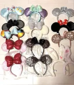 ディズニー好きさんは必見❣️美品!ディズニーカチューシャまとめ売り14個送料込み