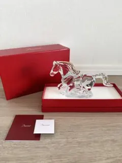 【新品】バカラ BACCARAT 千支 馬 ゴールド 2817494