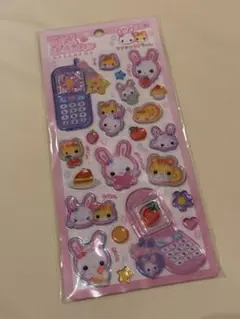 【正規品】フワフワらびちゃん 平成はっぴーフォン STICKERS