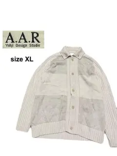 ★A.A.R yohji yamamoto★ニット カーディガン★モヘア★XL★のサムネイル