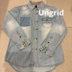 Ungrid デニムシャツ 長袖ライトブルー