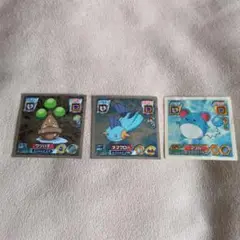 ポケモン ウソハチ ヌマクロー マリル シール 2006年 3枚