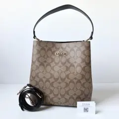 【ほぼ新品】COACH タウン バケット 2way ショルダーバッグ
