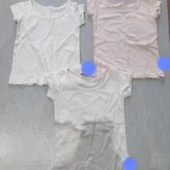 女の子用 半袖Tシャツ 3枚セット 80cm