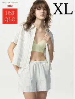 【美品】 ユニクロ パジャマ 半袖 XL 上下セット プリンセスタムタム
