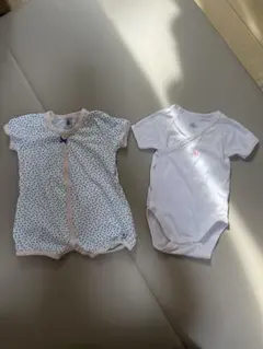 プチバトー 3m 肌着　ロンパース