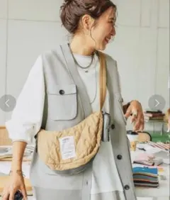 ニコアンド　Misayoさんプロデュース　キルトショルダーバッグのサムネイル