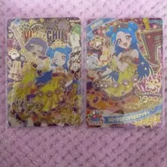 ひみつのアイプリ　リング6弾　サイン　チィ、ビビ　2点