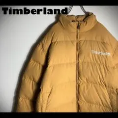 Timberland ダウンジャケット フルボリューム 刺繍 からし色 2XL