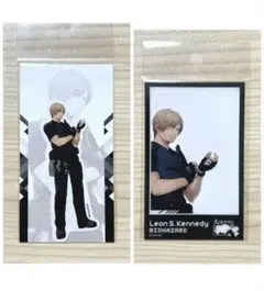 大カプコン展 バイオハザード レオン ステッカー クリアカード 2点セット