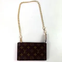 LOUIS VUITTON モノグラム ポーチ チェーン付きのサムネイル