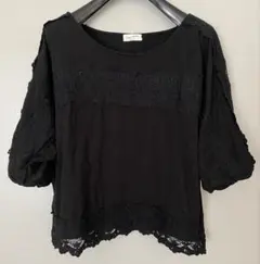 RETROGIRL ドルマンレースTシャツ　カットソーのサムネイル