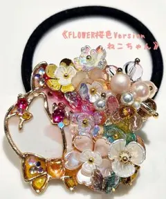 ハンドメイド うさぎ×ハート型 ピンク系 レジンヘアゴム - メルカリ
