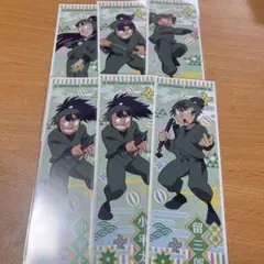 【忍たま】ロングステッカー2　六年　仙蔵&文次郎&小平太&伊作&留三郎　6点