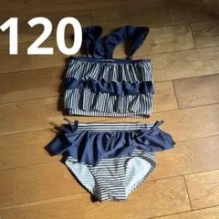 ぷ*ぅ様 女の子用セパレート水着 120cm